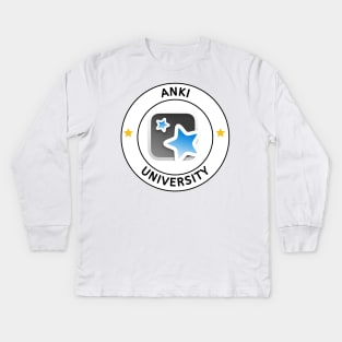 Anki University Funny Kids Long Sleeve T-Shirt